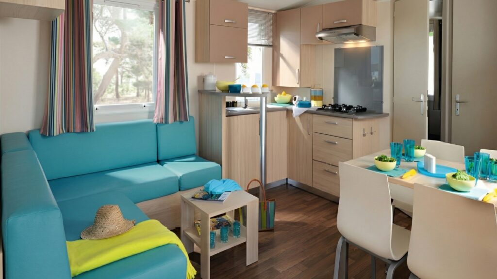 Location mobil home chambres quend